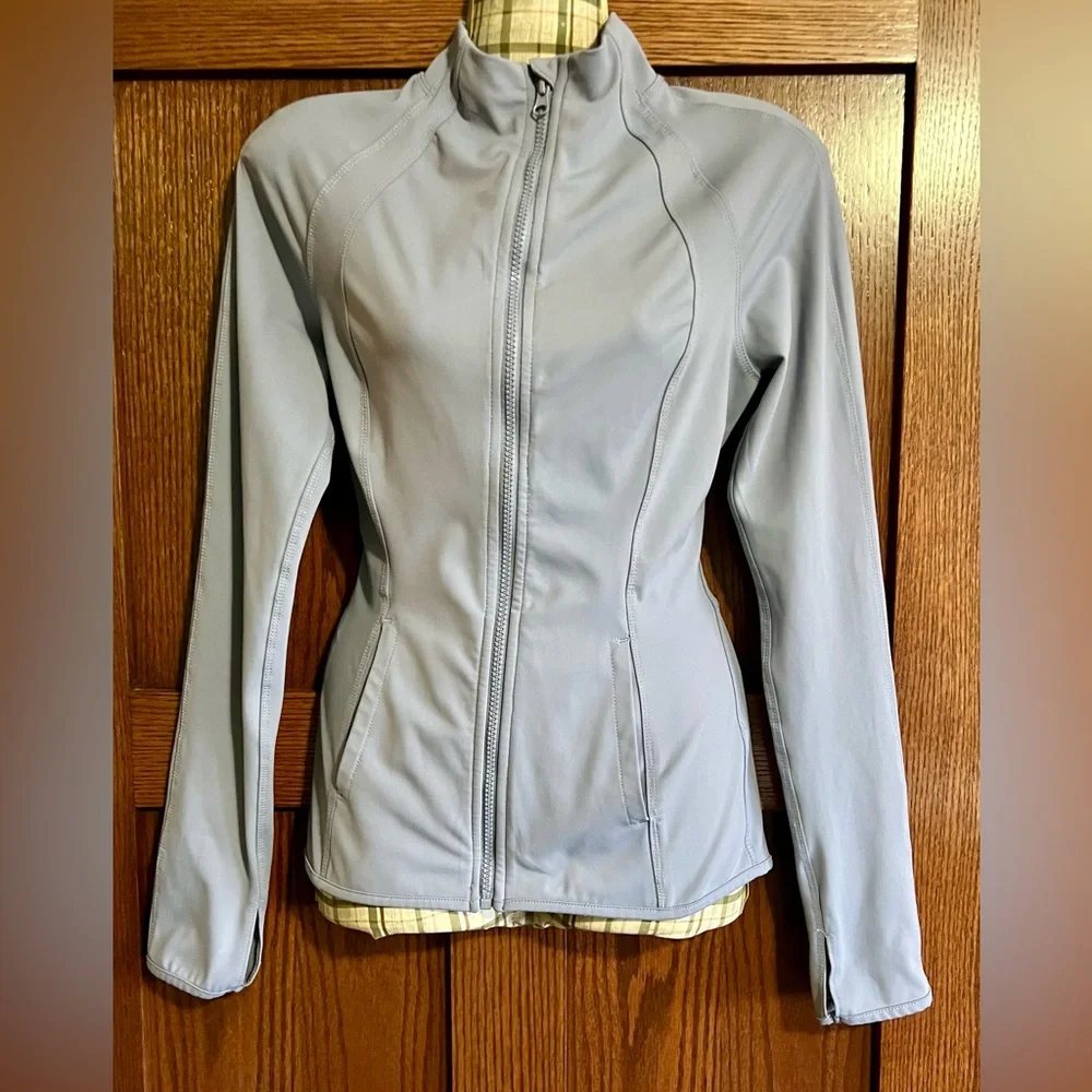 Yogalicious Womens Lightweight Full Zip Yoga Jacket with Pockets (Small) - Picture 2 of 6